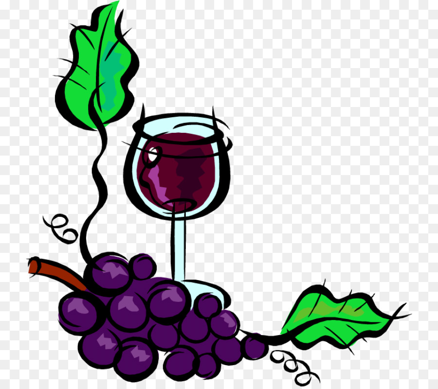 Vino Y Uvas，Vaso PNG