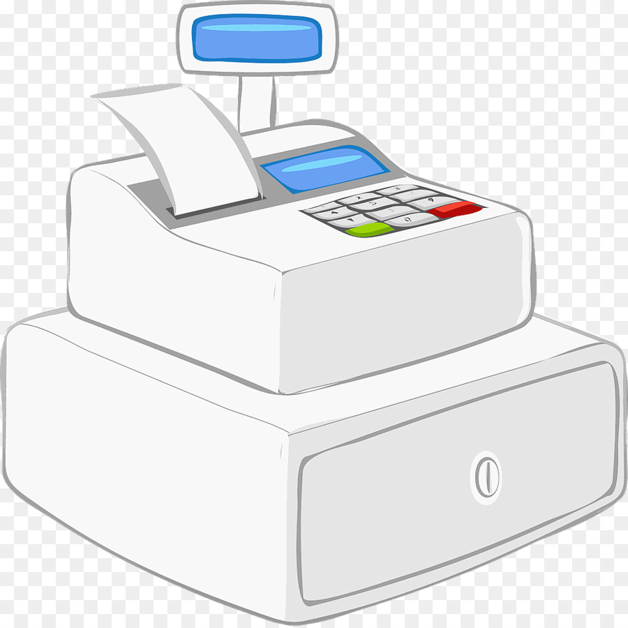 Caja Registradora，Dinero PNG