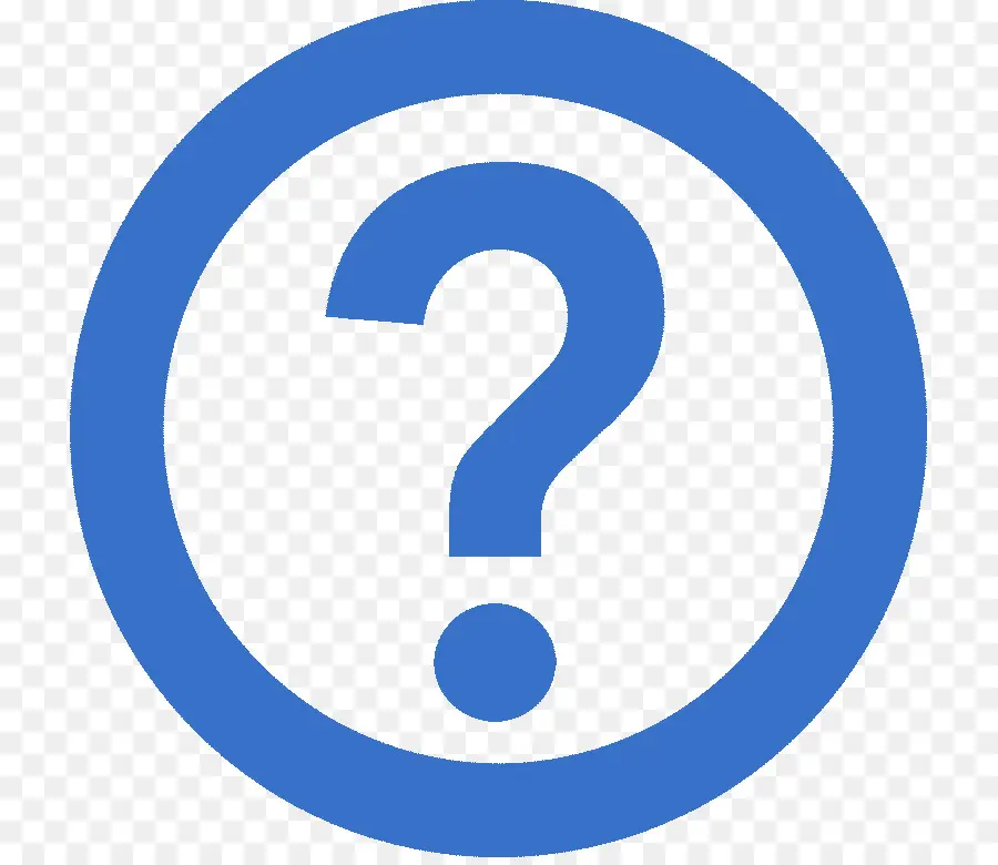 Signo De Interrogación Azul，Consulta PNG