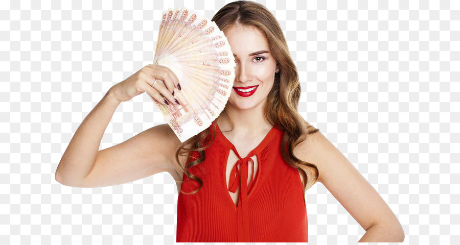 Mujer Con Dinero，Admirador PNG