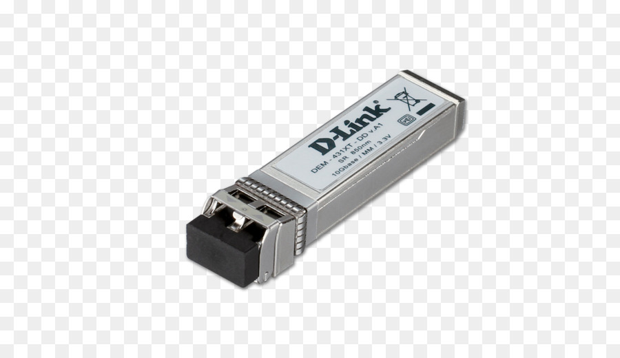 Pequeño Formfactor Transceptor Enchufable，10 Gigabit Ethernet PNG