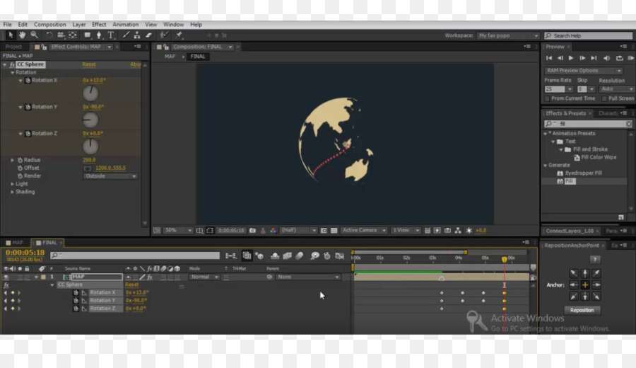 Adobe After Effects，Animación PNG