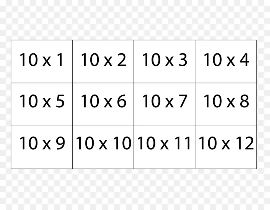 Tabla De Multiplicación，Matemáticas PNG