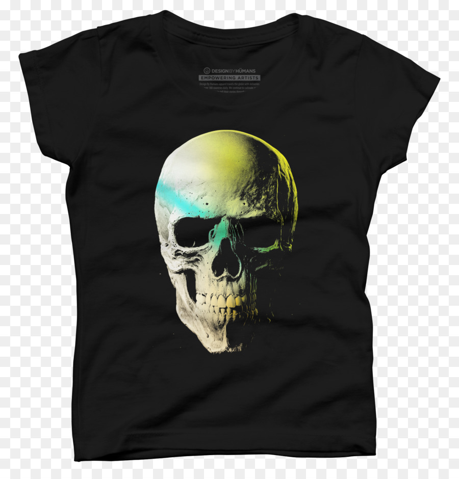 Camiseta，Cráneo PNG