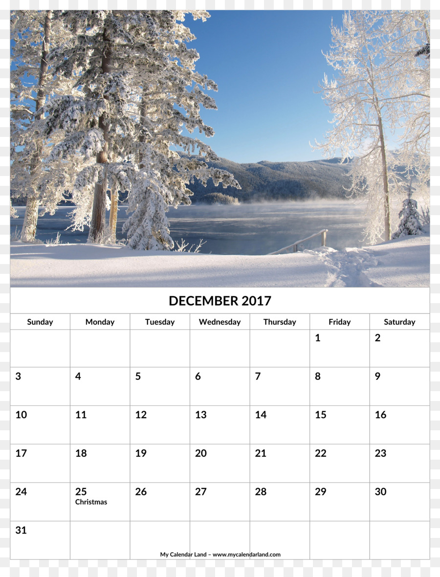 Calendario，2017 PNG