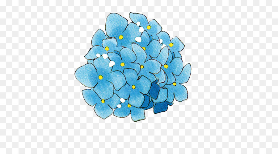 Flores Azules，Azul PNG