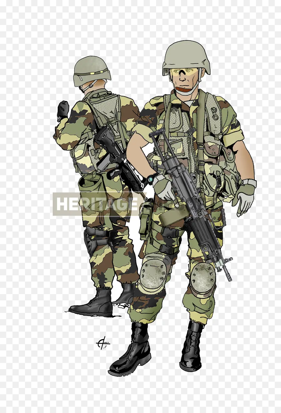 De Infantería，Soldado PNG