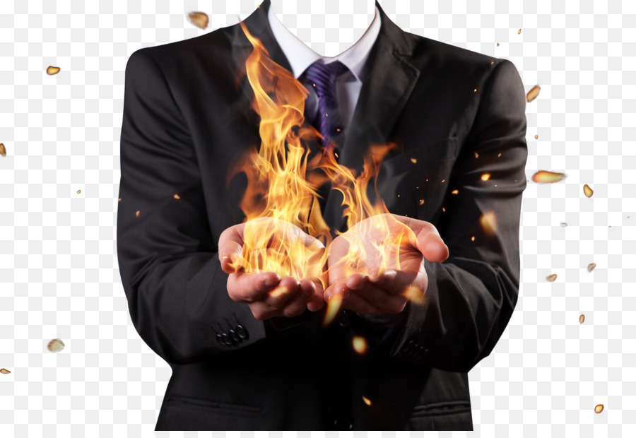 Manos De Fuego，Hombre De Negocios PNG