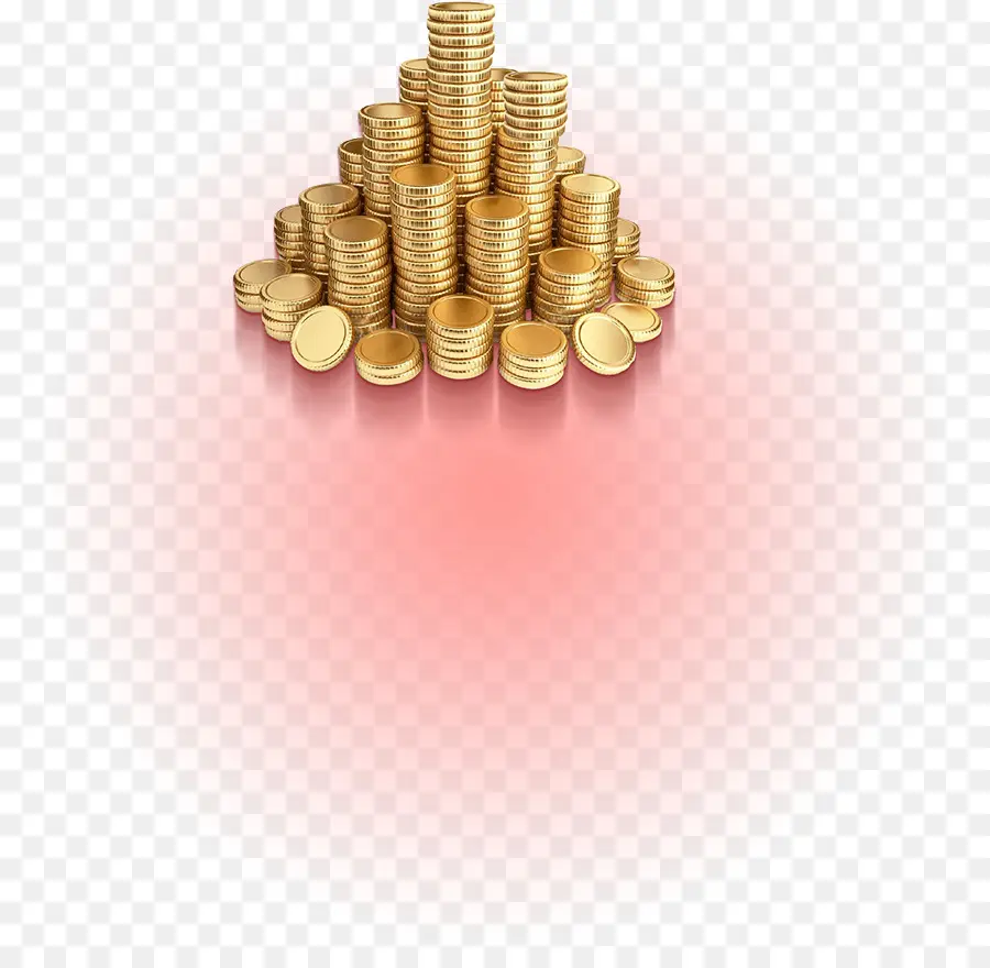 Monedas De Oro，Dinero PNG