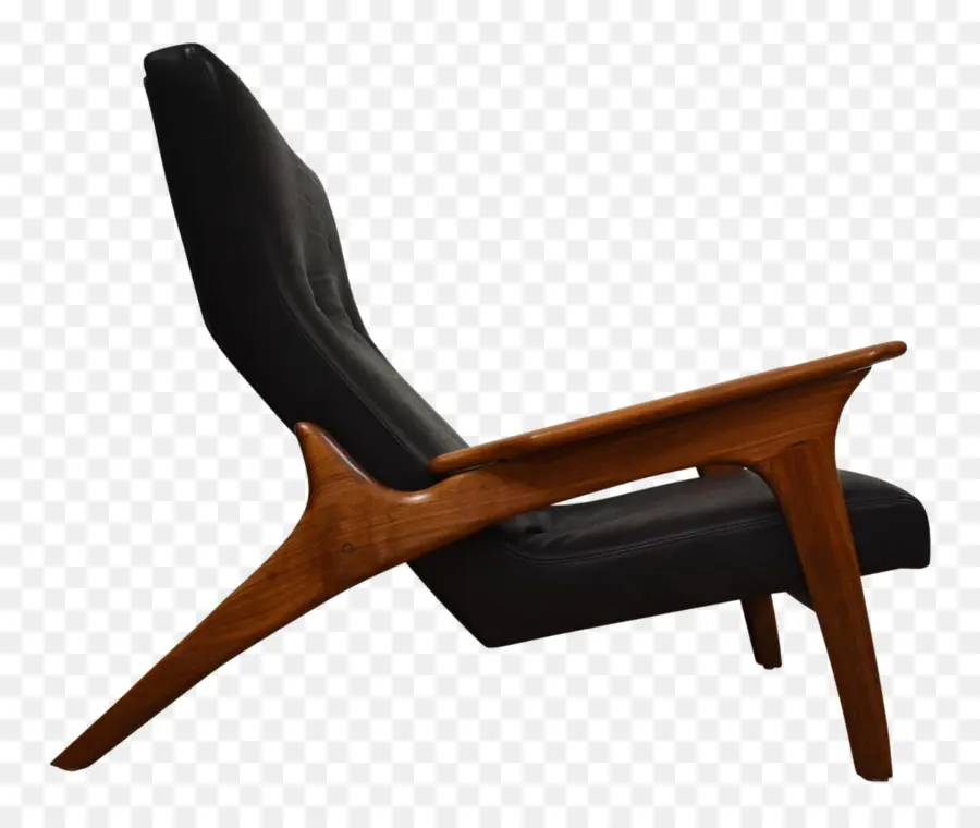 Silla Moderna De Mediados De Siglo，De Madera PNG