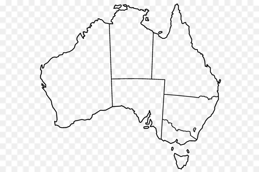 Mapa De Australia，País PNG