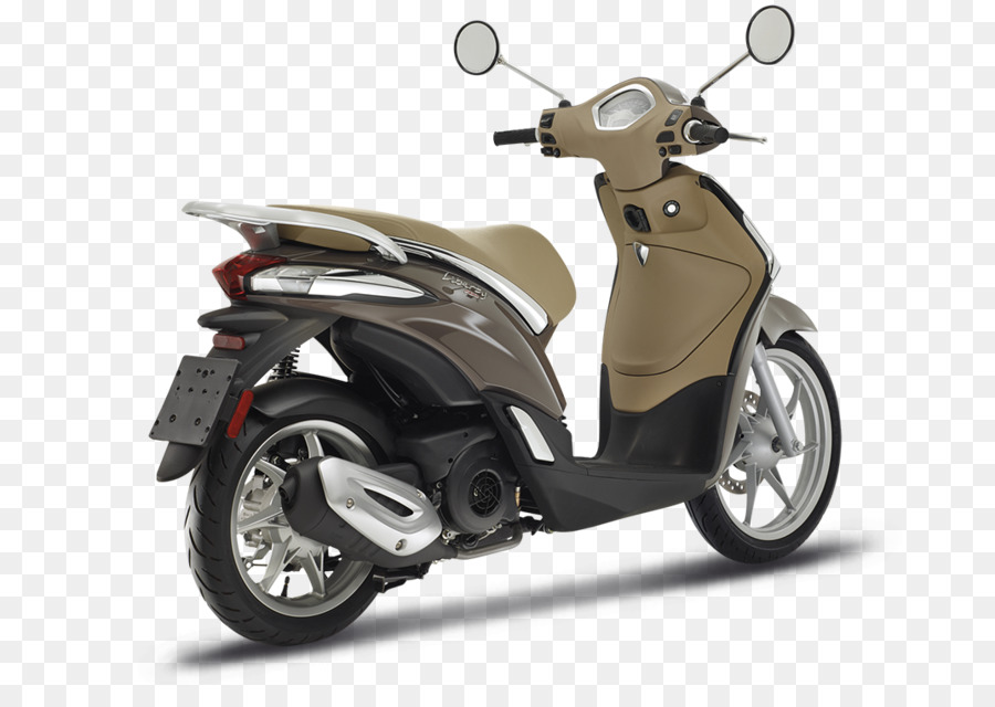 Vespa Plateada，Moto PNG