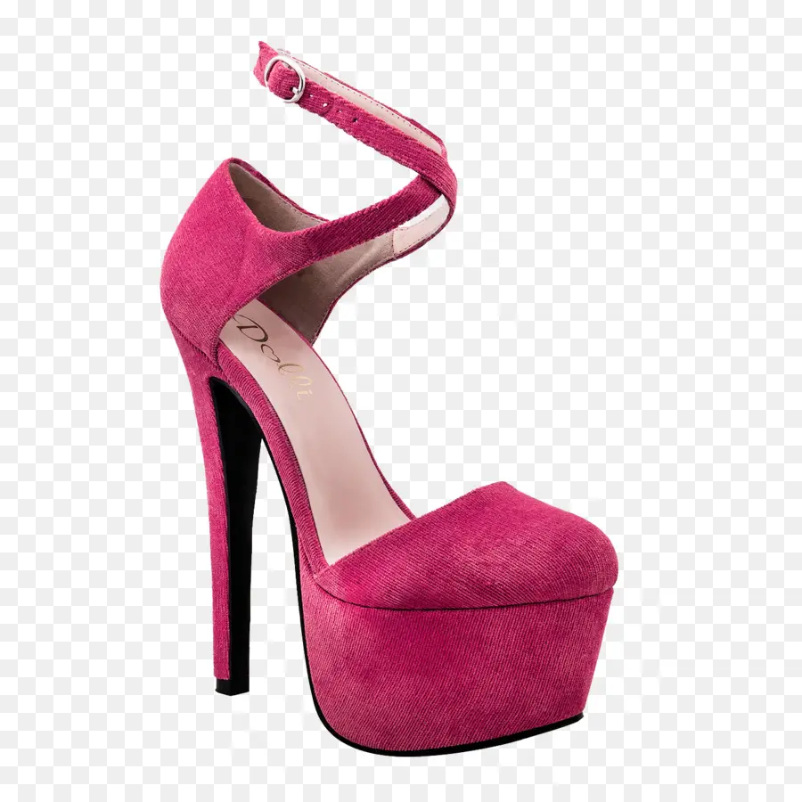 Zapato De Tacón Alto，Rojo PNG