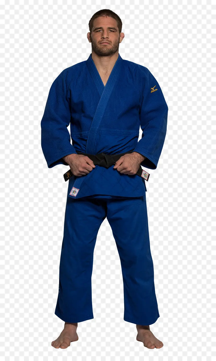 Hombre En Judo Gi，Cinturón Negro PNG