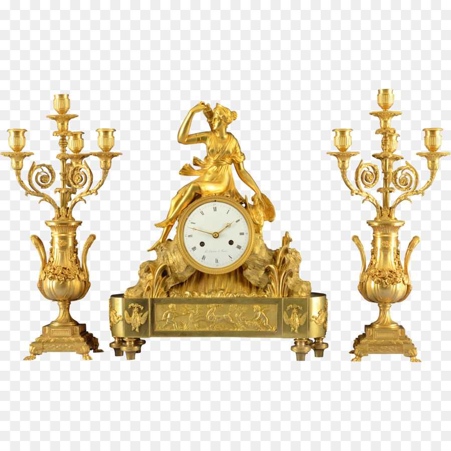 Reloj Dorado，Candelabro PNG