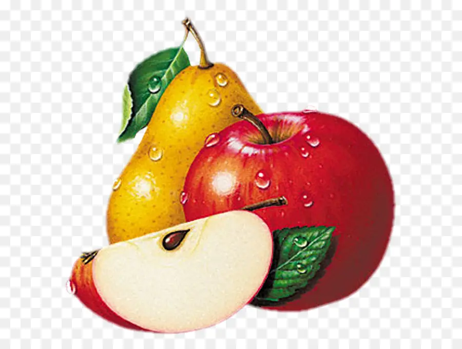 Manzana Y Pera，Rojo PNG