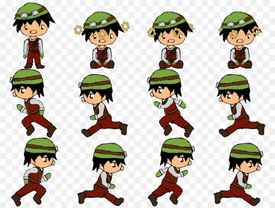 Sprite，Animación PNG