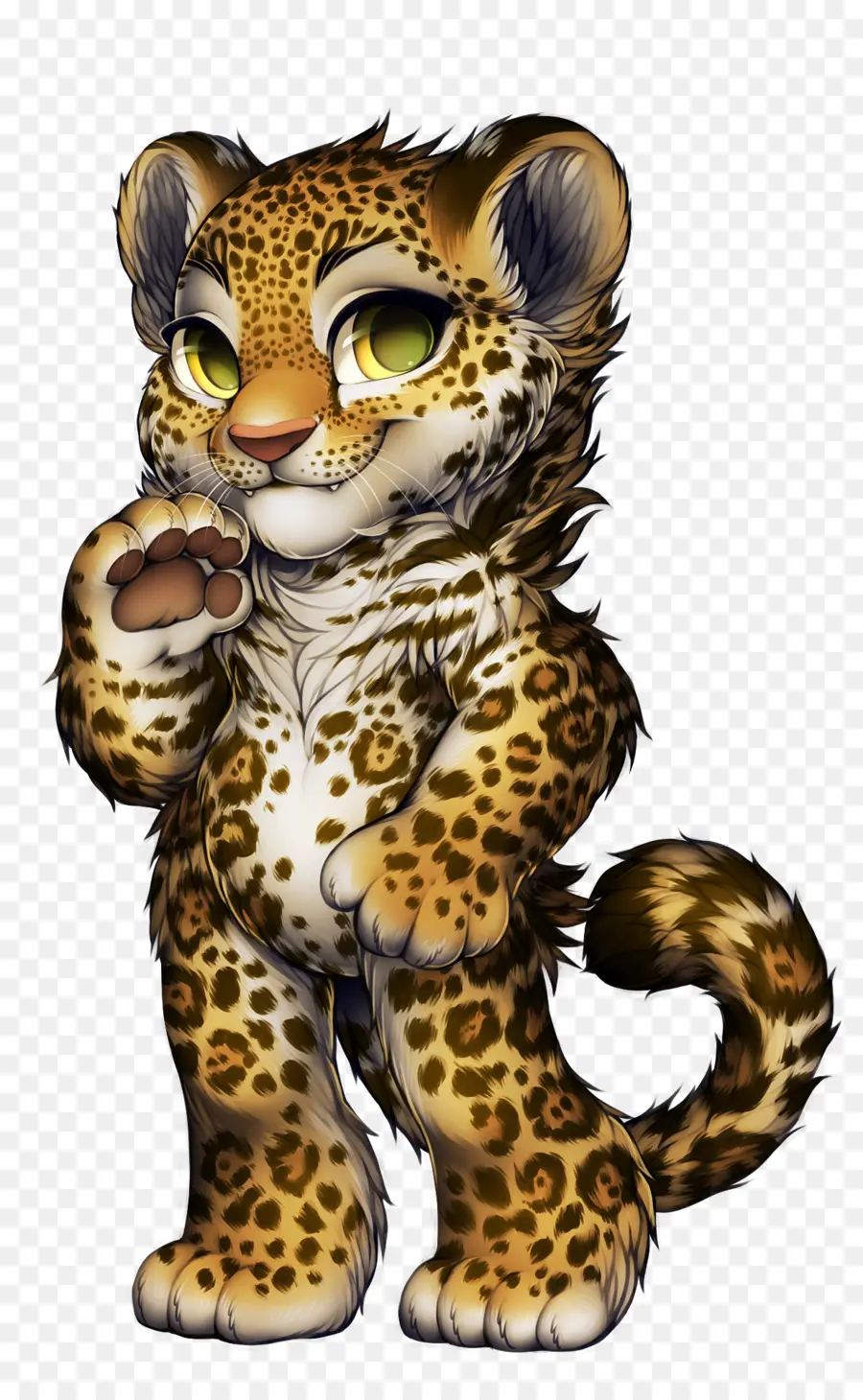 Lindo Leopardo，Dibujos Animados PNG