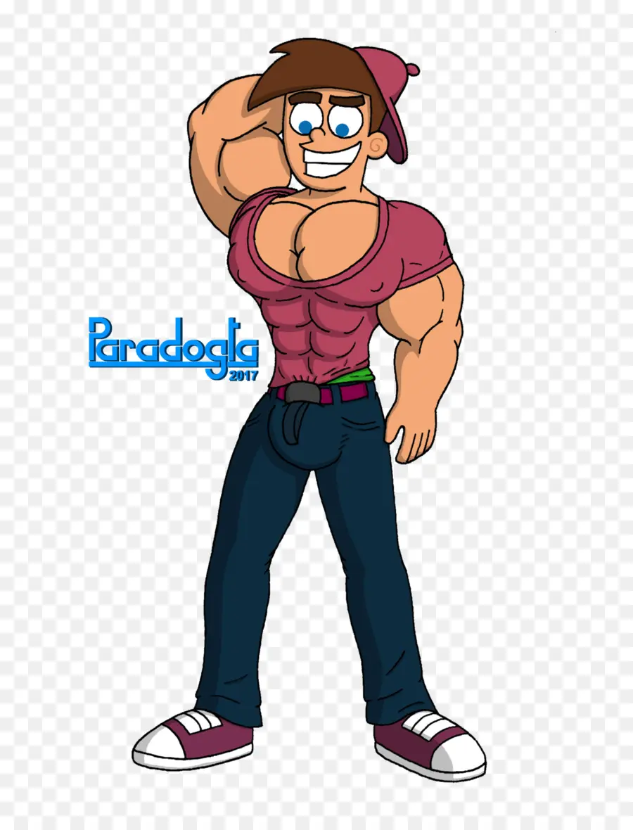 Personaje De Dibujos Animados，Muscular PNG