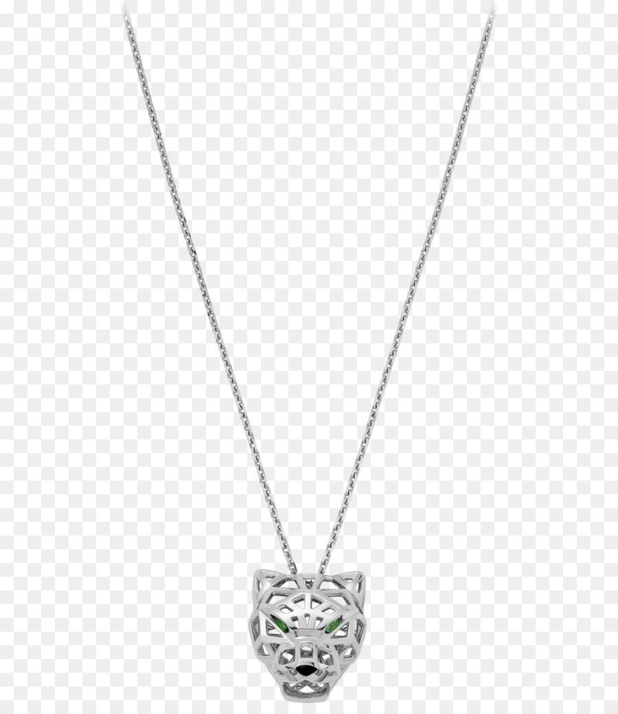 Collar Pantera Plata，Colgante PNG