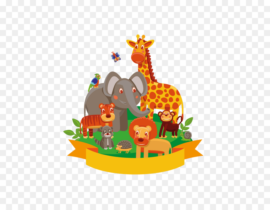 Animales De Dibujos Animados，Jirafa PNG