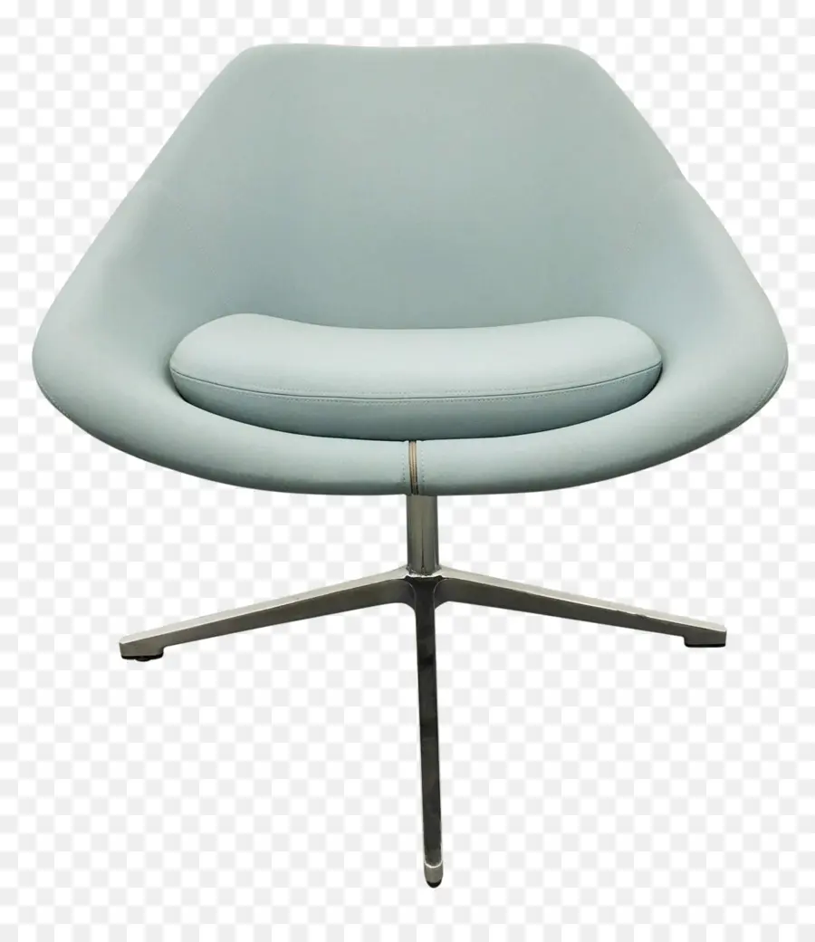 Silla Giratoria Moderna，Azul PNG