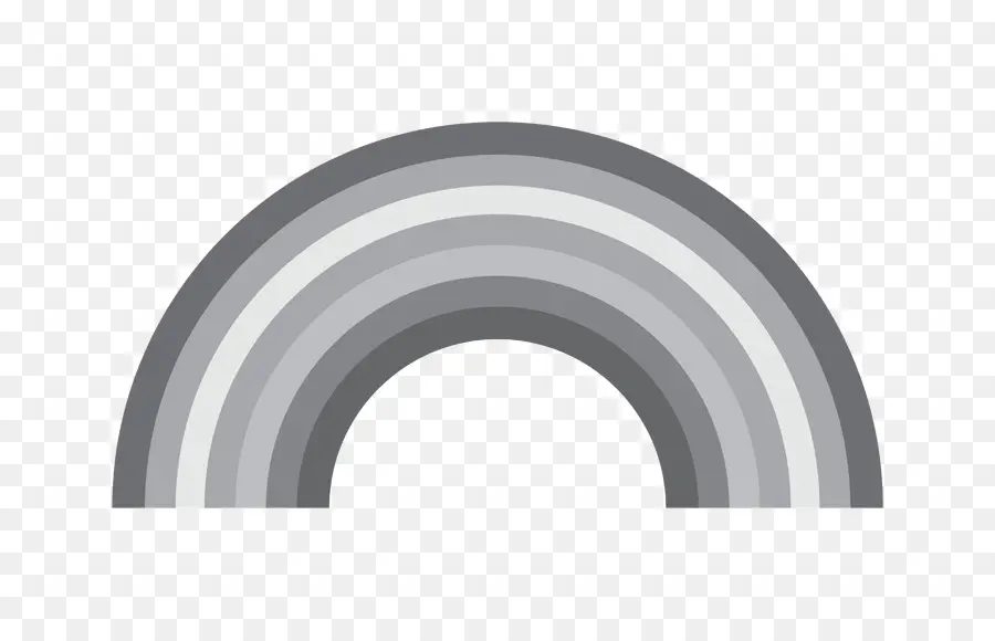 Arco Iris，En Blanco Y Negro PNG