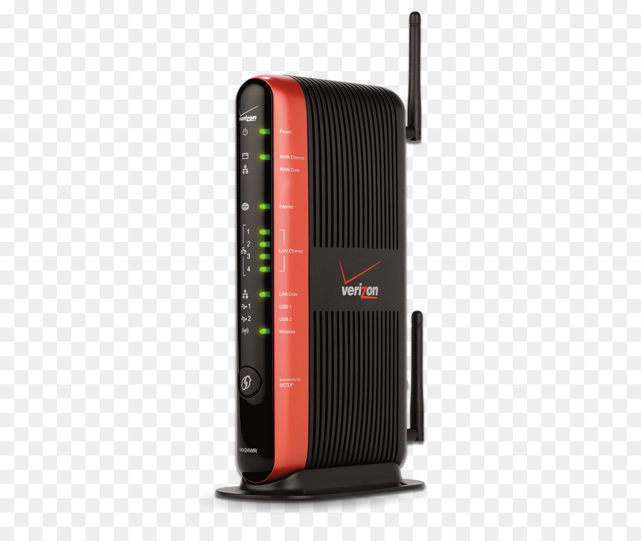 Router，Verizon Fios Actiontec Mi424wr PNG