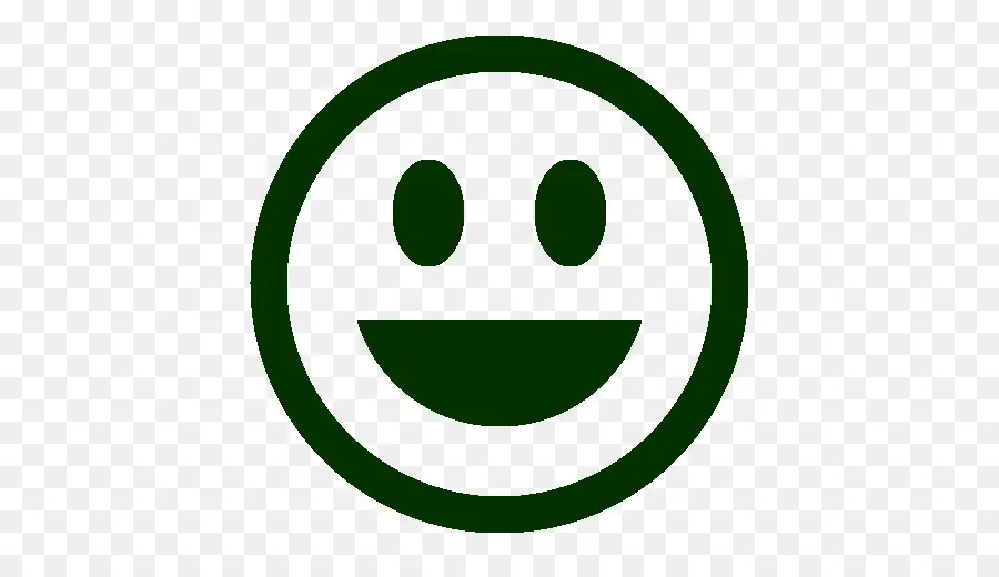 Cara Sonriente，Verde PNG