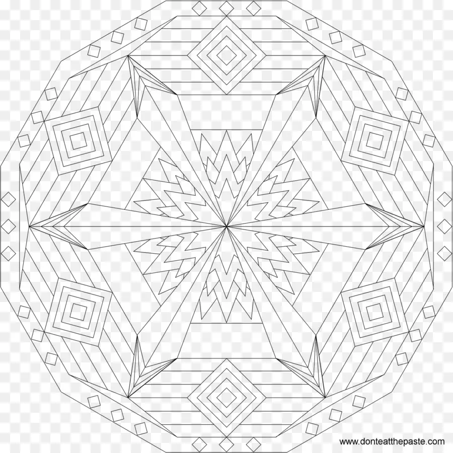 Mandala，Geométrico PNG