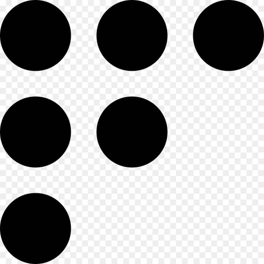 Braille，Puntos PNG