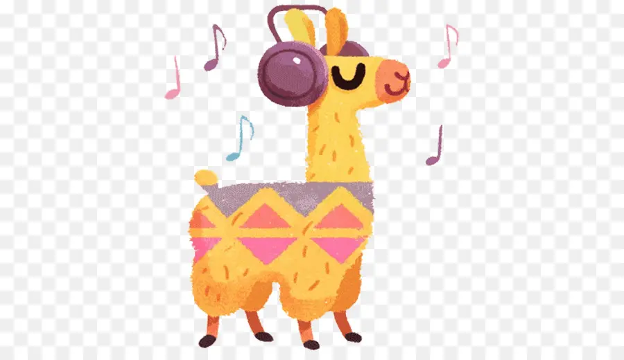 Llama，Auriculares PNG