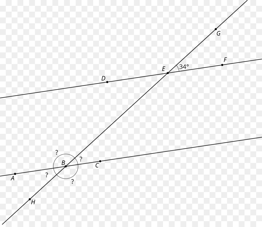 Rectas Paralelas Y Transversales，Anglos PNG