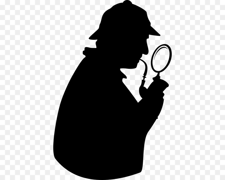 Silueta Detective，Misterio PNG