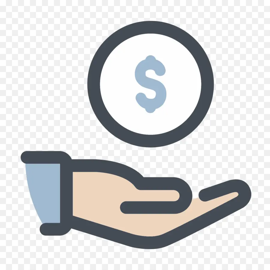 Dinero，Mano PNG