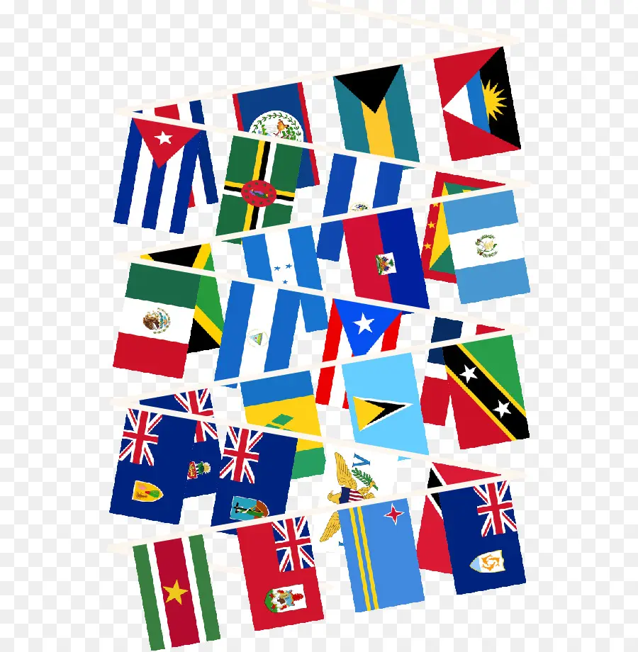Caribe，Bandera PNG