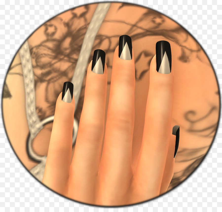 De La Mano De La Modelo，Uñas PNG