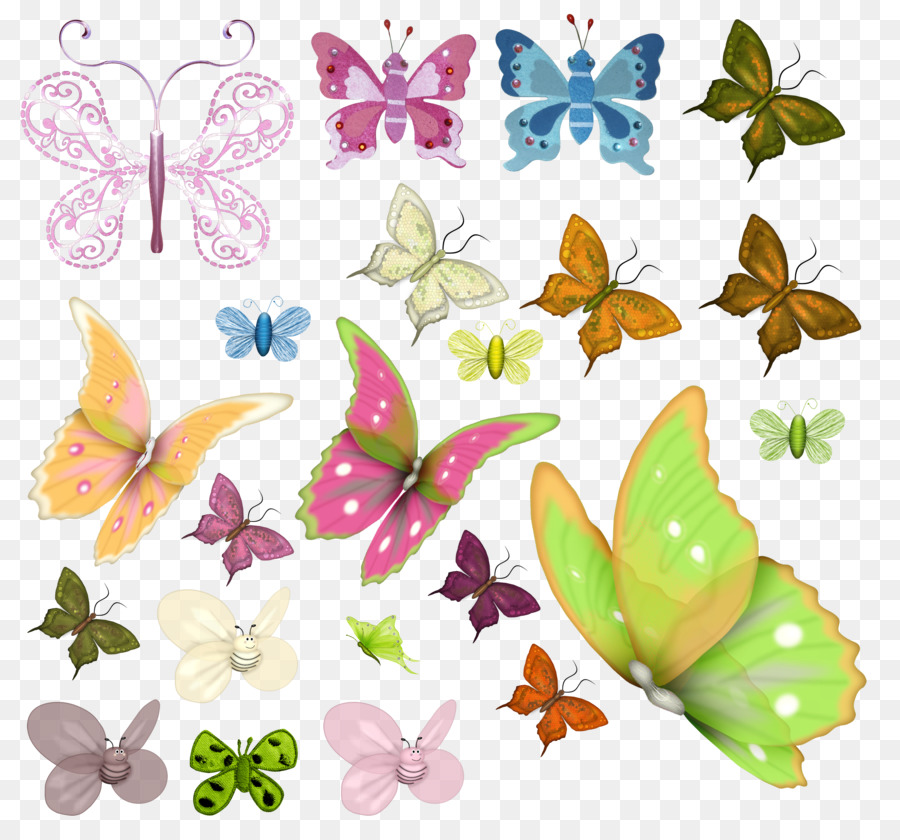 Mariposas，Vistoso PNG