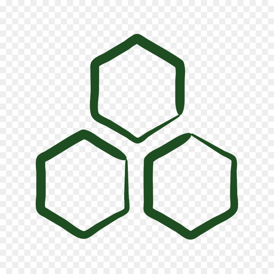 Hexágonos Verdes，Formas PNG