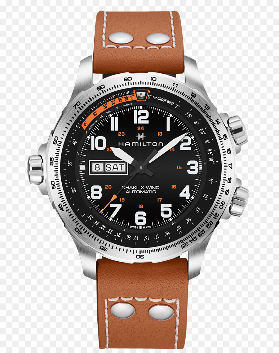 Hamilton Hombres De Color Caqui De La Aviación Xwind Auto Chrono，Hamilton Watch Company PNG