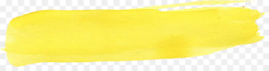 Trazo De Pincel Amarillo，Pintar PNG