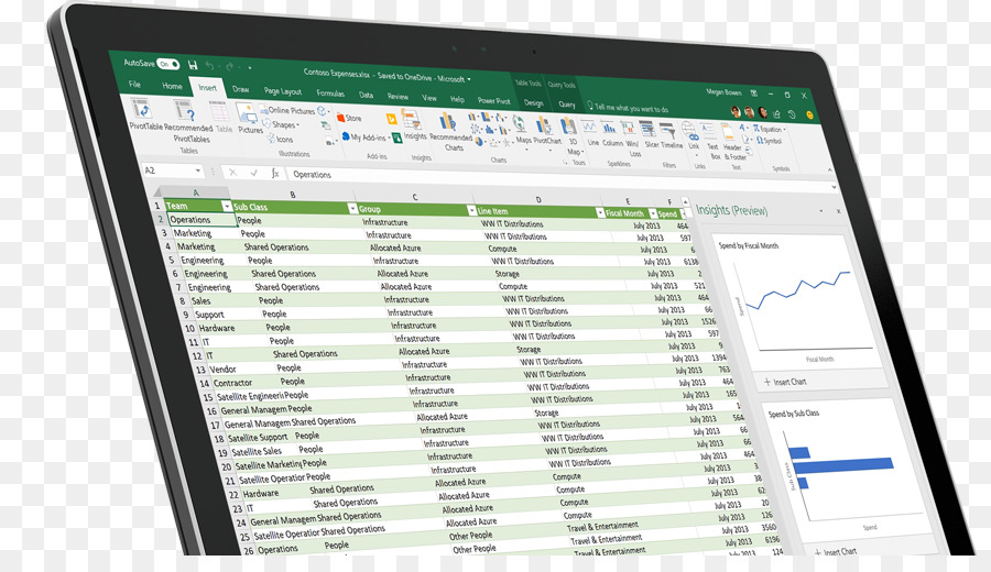 Microsoft Excel，Hoja De Cálculo PNG