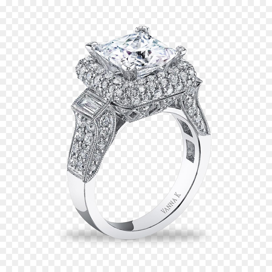 Anillo De Diamantes，Joyas PNG