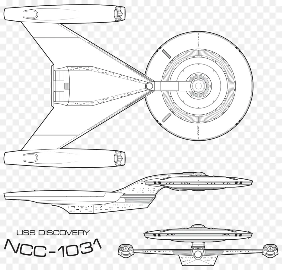 Uss Discovery，Star Trek PNG