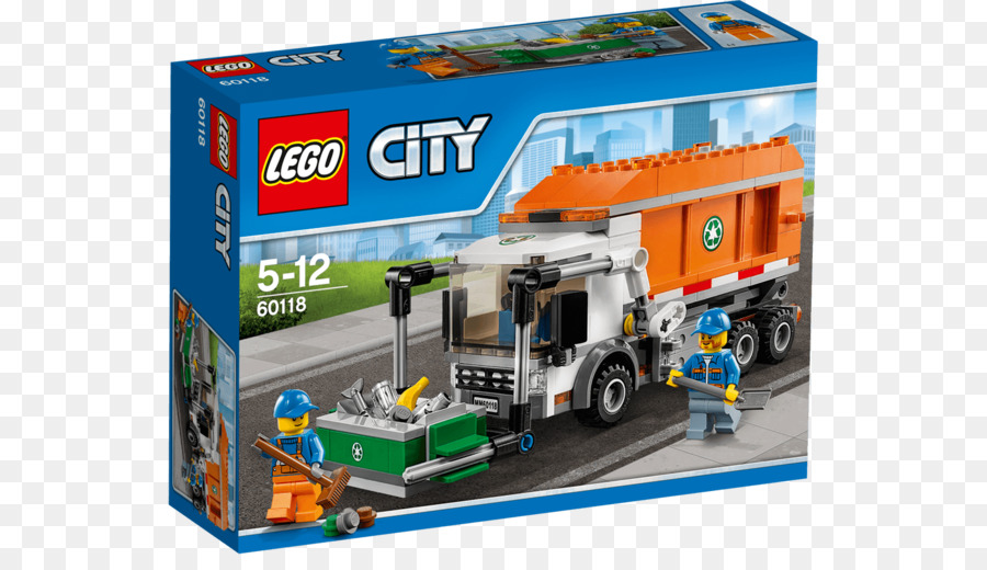 Lego 60118 De La Ciudad De Camión De La Basura，Camión De La Basura PNG