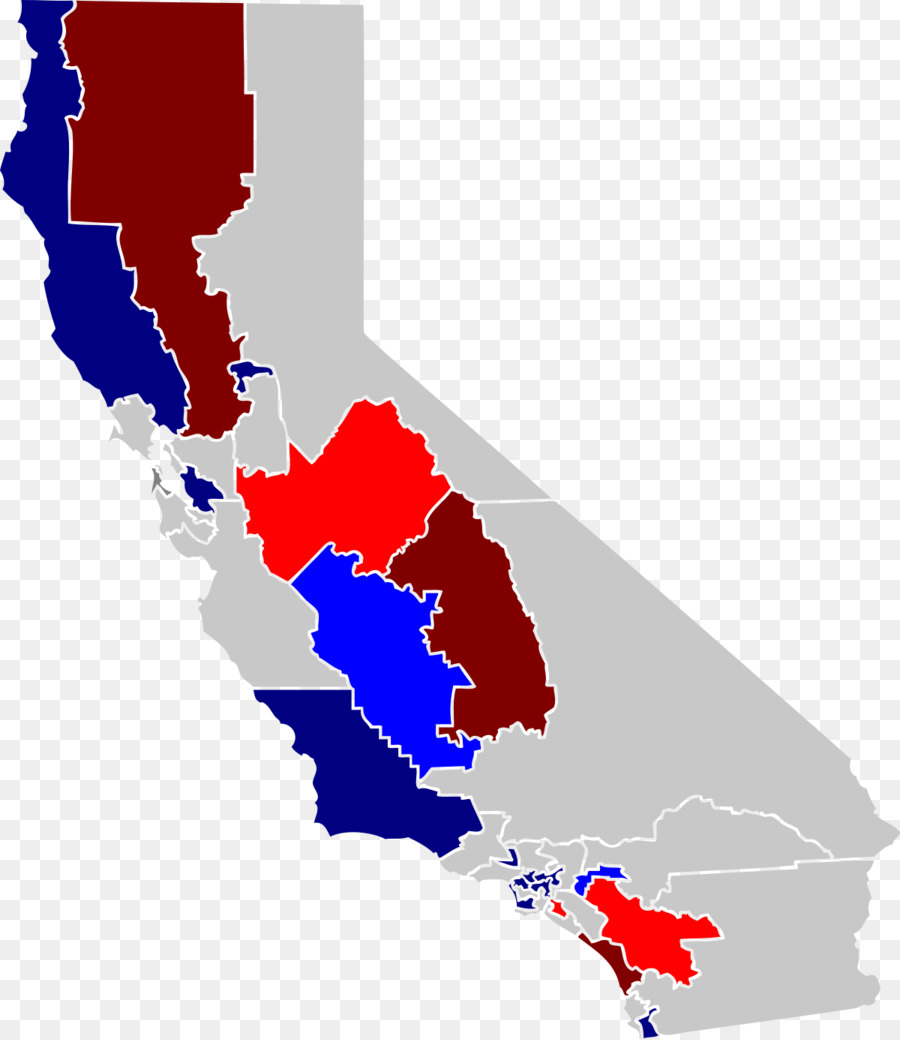 Mapa De California，Estado PNG