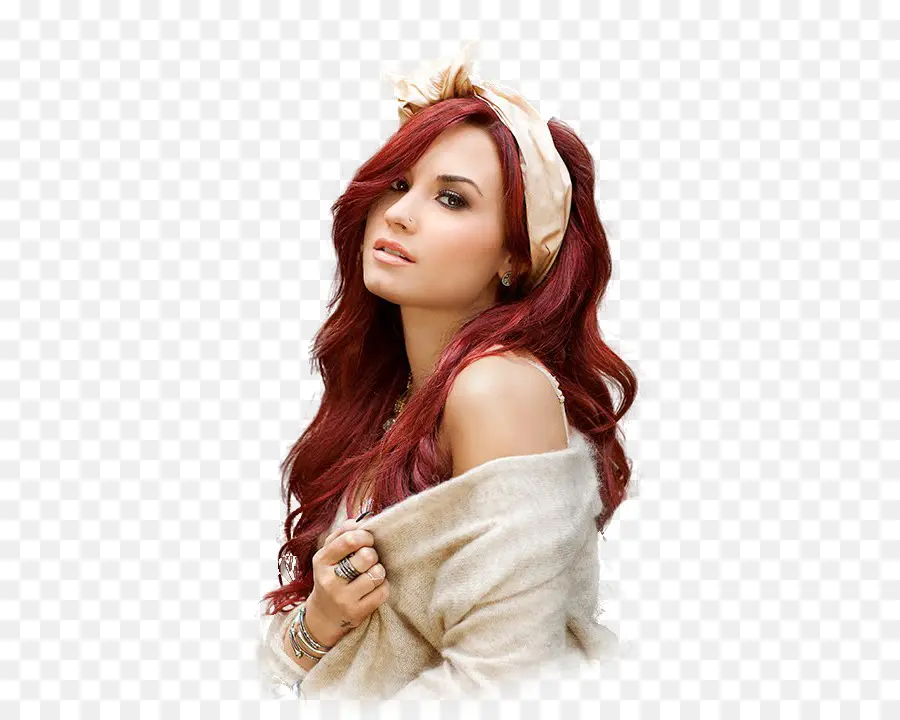 Demi Lovato，El Pelo Rojo PNG