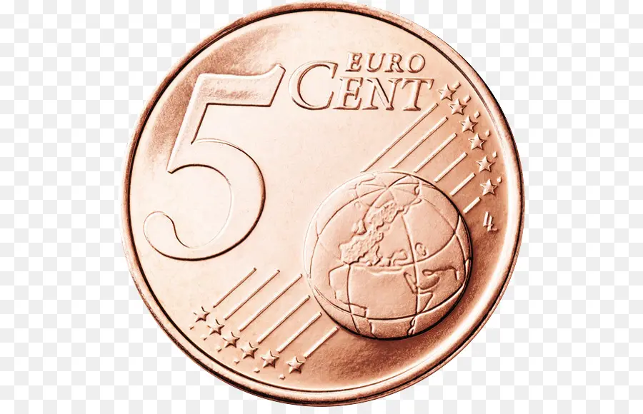 Moneda De 5 Céntimos De Euro，Dinero PNG