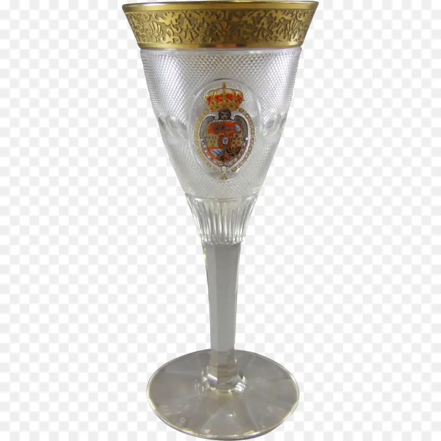 Vaso Con Emblema，Borde De Oro PNG