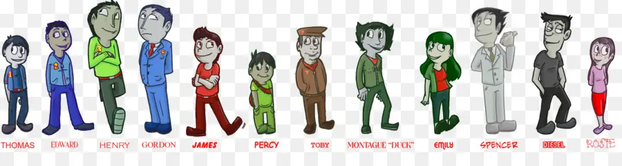 Personajes De Dibujos Animados，Animación PNG